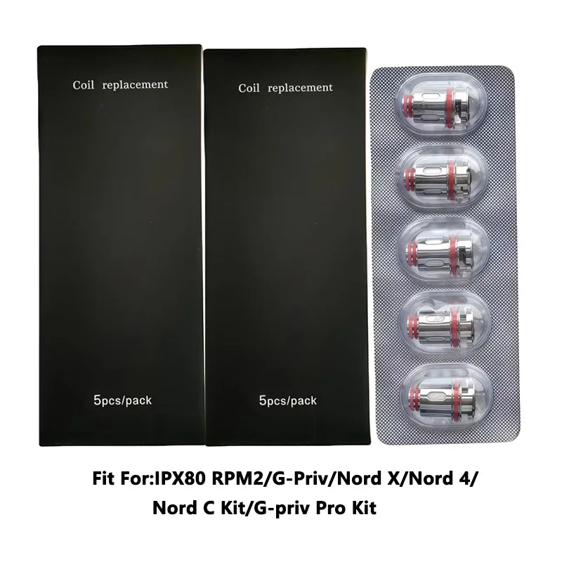 10 RPM2 Vape Mesh Coils 0.16 0.6ohm SMOK IPX 80 RPM2 G-priv Pro Kit Nord X replacement coil for coils & atomizers - gallery image 2