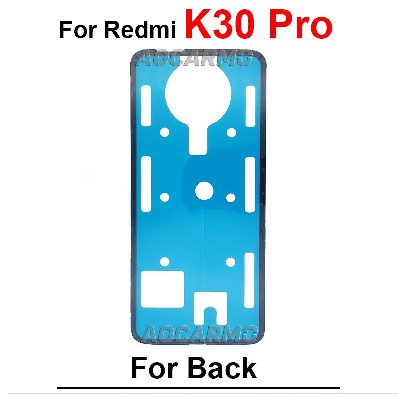 For Redmi Note 7 8 8T 9 Pro 5G Rear Door Housing Back Cover Adhesive Sticker Tape Glue K20Pro K30 K40 K50 Pro Replacement