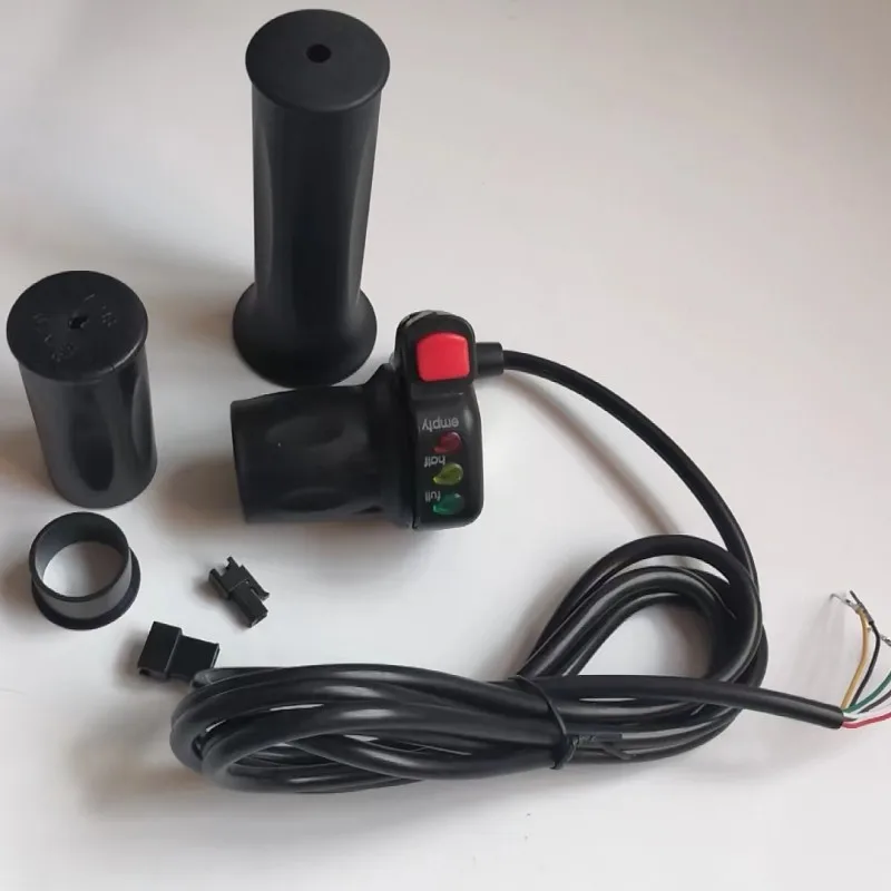 Hot Seal Wu Xing Ebike Throttle Half Twist Throttle 29DX with Battery Level and Indicating Lights