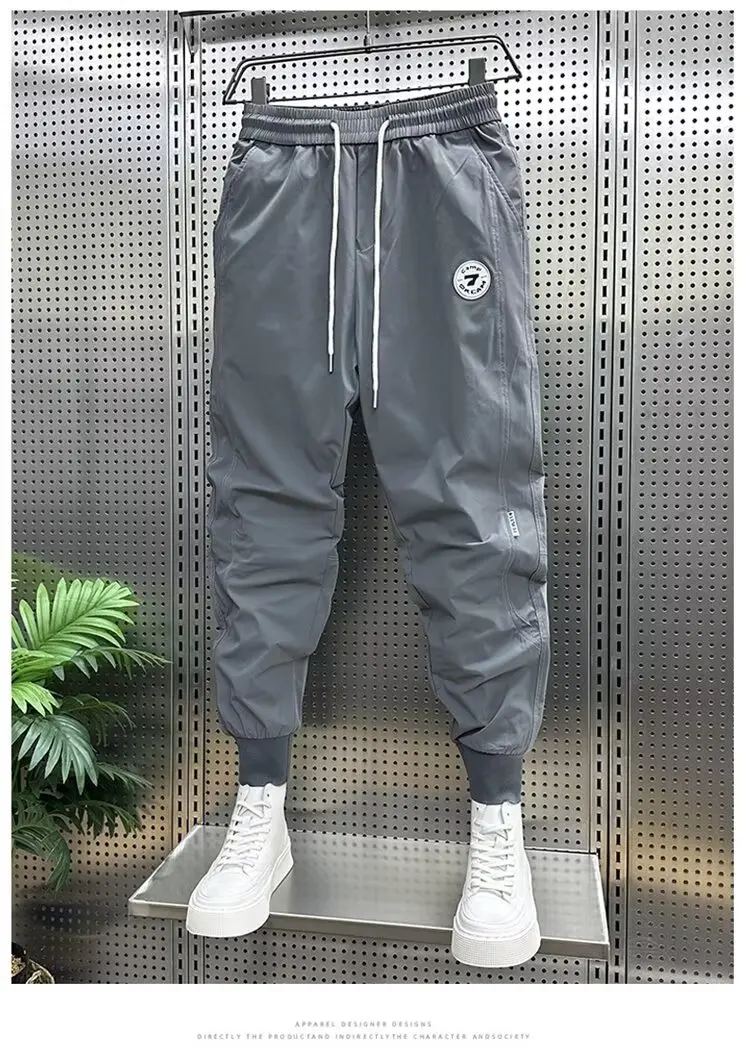 Calça Y2K masculina casual, streetwear de carga, corredores, calça de trabalho, Harajuku masculino, streetwear coreano, estilo merican