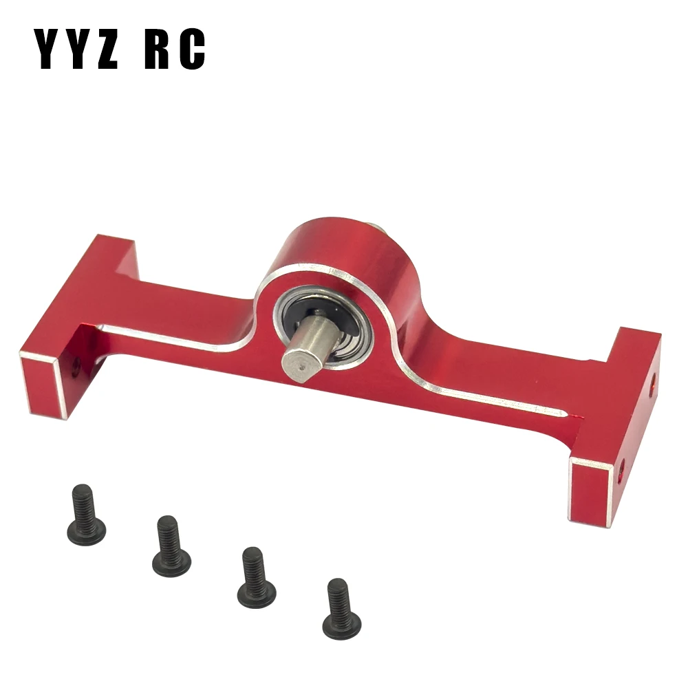 Aluminum Alloy 1/10 Transfer Case 70mm Width 5mm D-Shaped Shaft Metal For Axial Scx10 Upgrade Parts Rc Crawler Car Accessories