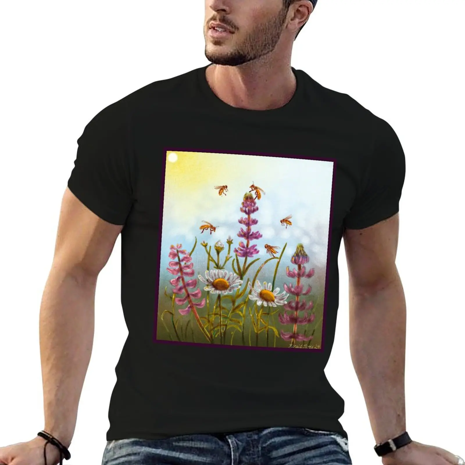T-shirt Spring Splendor Work Basic à manches courtes