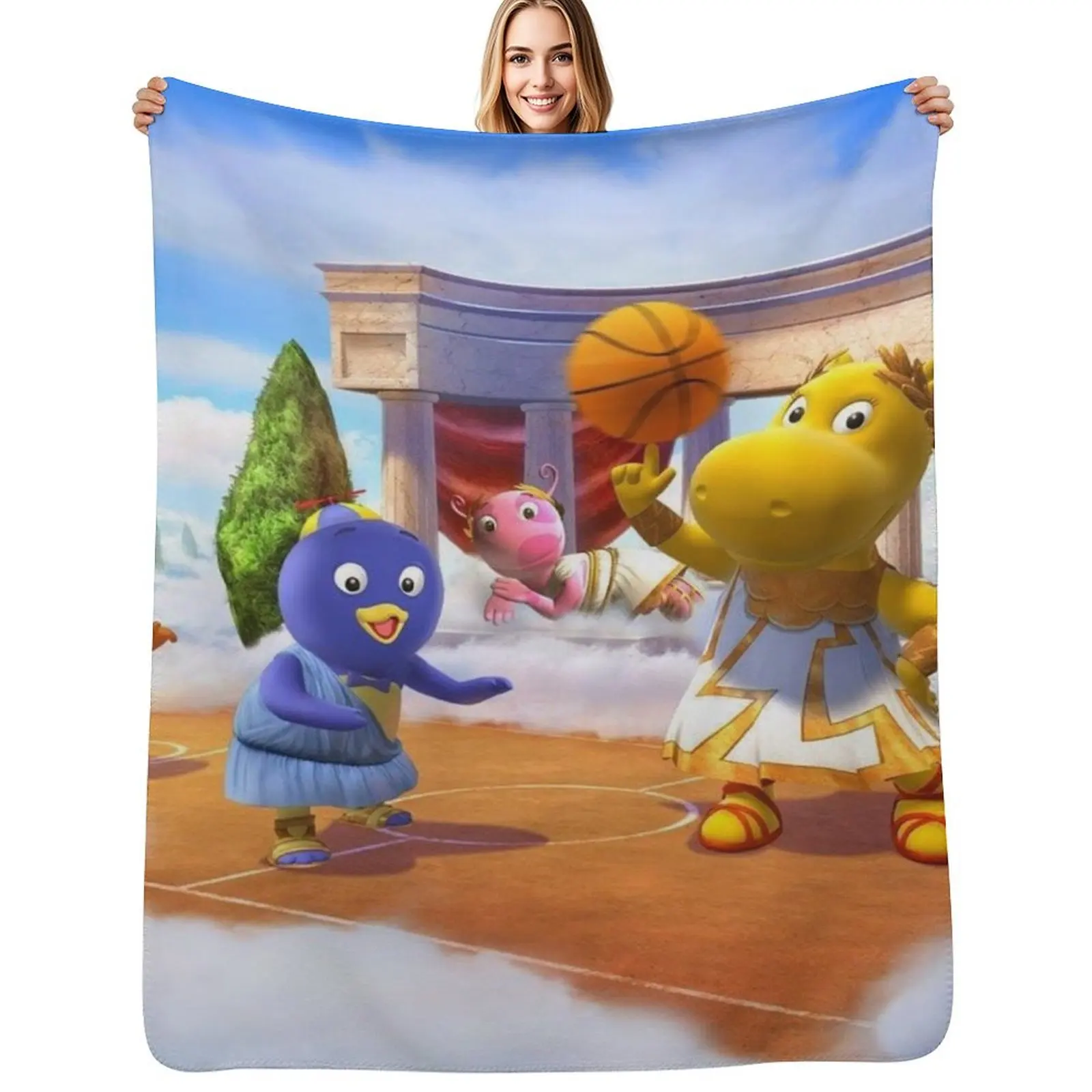

The Backyardigans Throw Blanket Soft Warm Blanket Gift for Grandparents