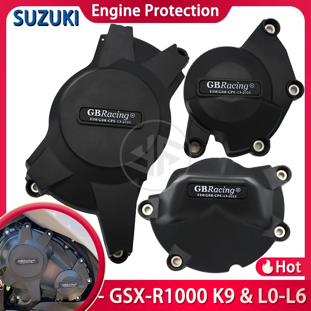

For SUZUKI GSX-R1000 K9 & L0-L6 2009 2010 2011 2012 2013 2014 2015 2016 Motorcycle Accessories GB Racing Engine Protection Cover
