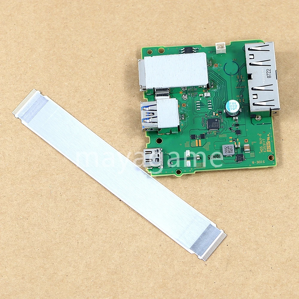 1 مجموعة الأصلي HDMI محطة شحن اللوحة الأم PCB لنينتندو سويتش NS الناتج حوض لوحة دوائر كهربائية مع كابل