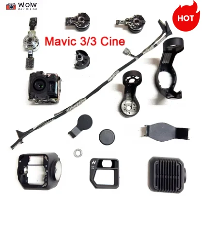 DJI 매빅 3 매빅 3 시네용 짐벌 수리 부품, 요 암 롤 브래킷, 요 모터 동축 라인, Ptz 케이블, 정품
