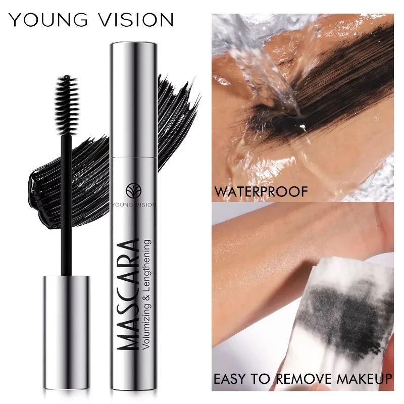 1pc schwarz dicke verlängernde Mascara dichte voluminöse wisch feste wasserdichte langlebige Mascara Make-up Kosmetik