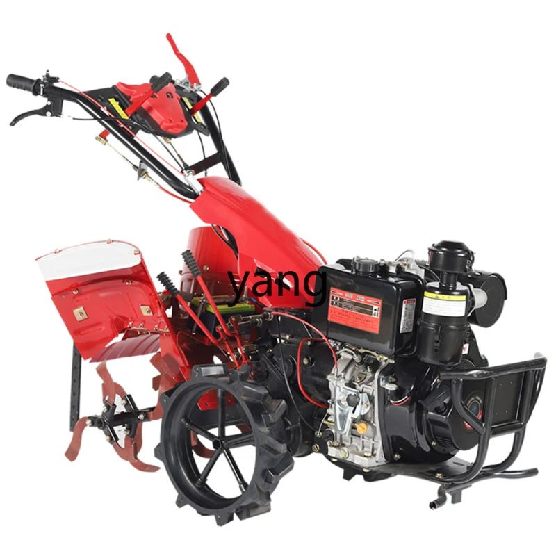 CX Micro-Tiller Four-Wheel Drive Multi-Function Cultivated Land Soil Tillage Plough Furrowing Machine