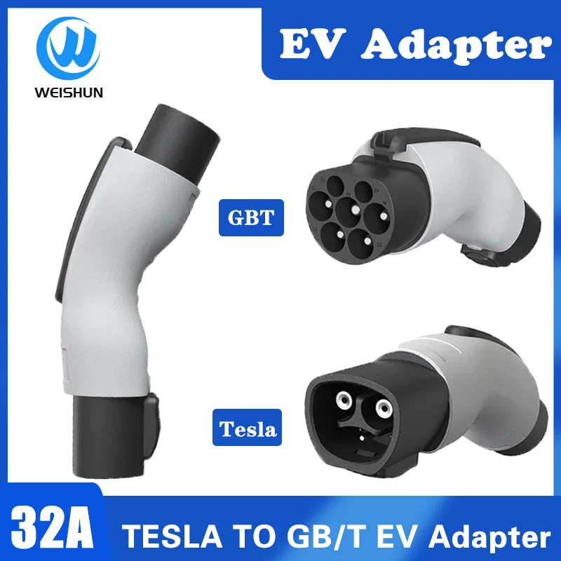 

Tesla Models y Electric Car Accessories 3 Phase 32A EV Charger Tesla To GBT Adapter All for Car Accessory EV Adapter for Car