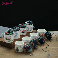 Ceramic Tea Caddies, Tea Box, Ceramic Jar, Tea Container, Kitchen Canister, D149
