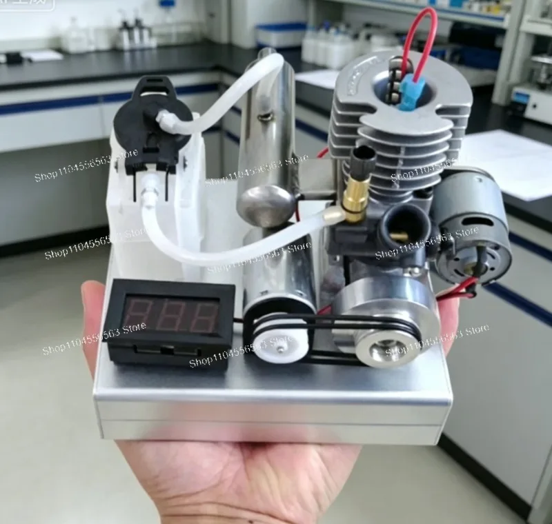 Methanol Fuel Cell Power Generator One-Key Start 15-Stage Micro Engine Experimental Science Kit 12V/24V