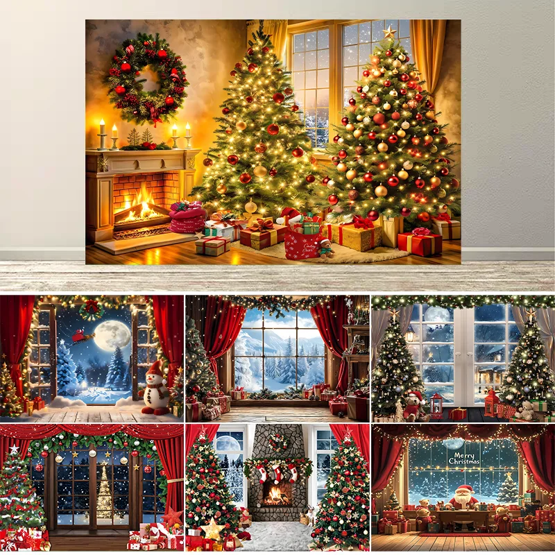 dewprint-fundo-de-natal-com-arvores-de-natal-e-presentes-lareira-natal-neve-noite-decoracoes-de-festa-fotografia-aderecos