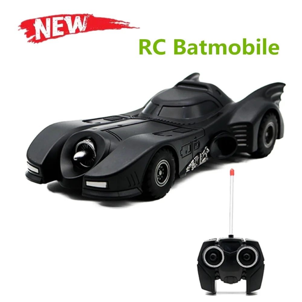 Coches de juguete de escala 1:18 para niños, modelo de coches de radiocontrol de 2,4 Ghz, simulación de murciélago, coche deportivo, batería AA