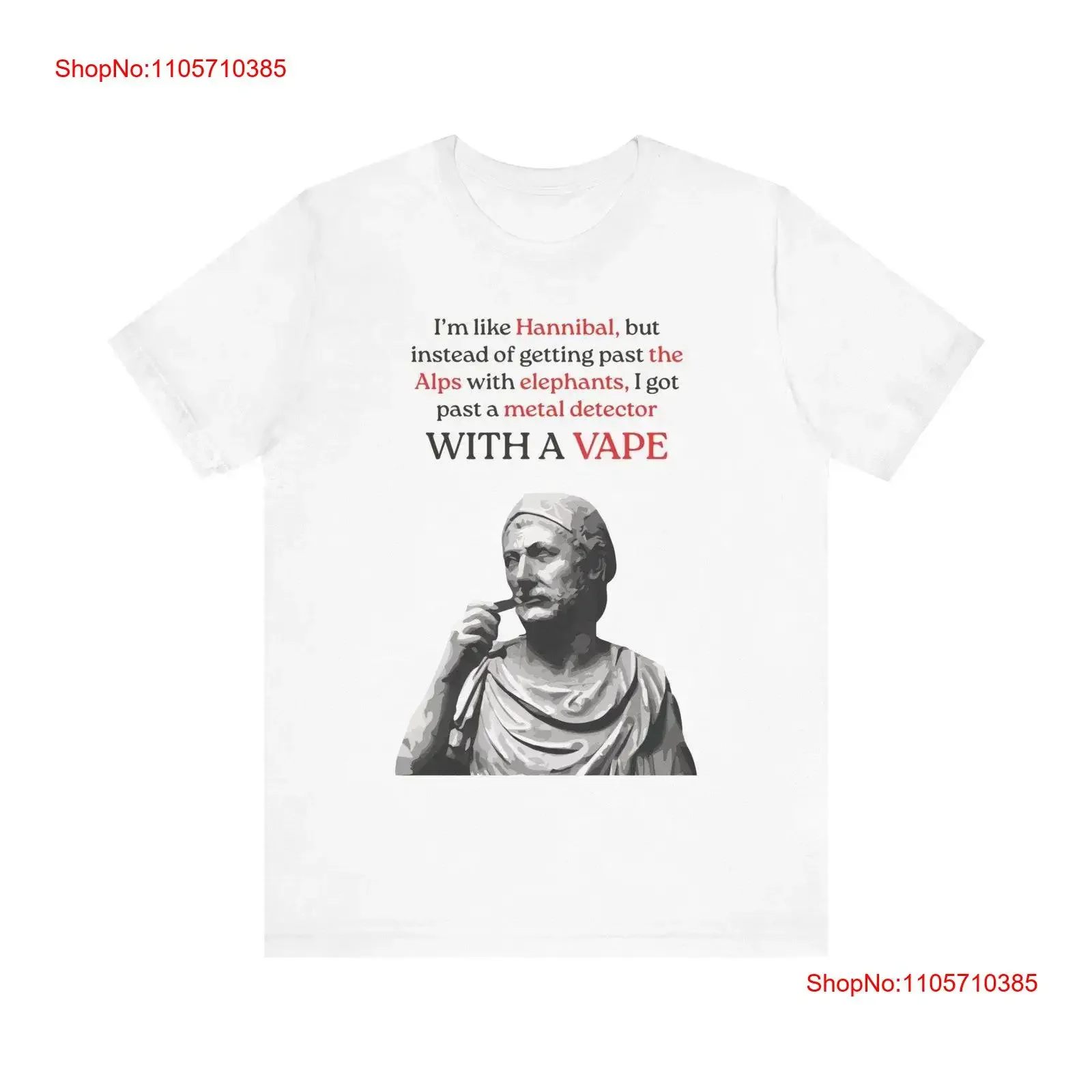 I'm Like Hannibal Funny Barca T Shirt History Meme vintage Washed streetwear Stylish Unisex Casual Versatile Comfortable