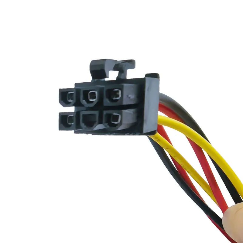 2X 4Pin Molex to 6Pin PCIe Graphics Card Power Adapter Cable, Dual IDE 4P to PCI-E 6Pin GPU Power Converter Cord
