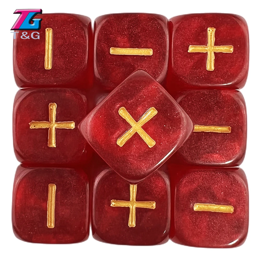 6-Sided Marbled Efeito Dice, Fate e Fudge Jogo, Fate e Fudge Jogo, Brand New, 10pcs