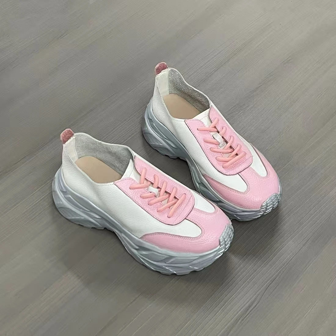 Xingliupi New Shoes Women's Shoes High Quality Casual Shoes Fashion Popular Sneakers for Women Unique Shape Genuine Leather