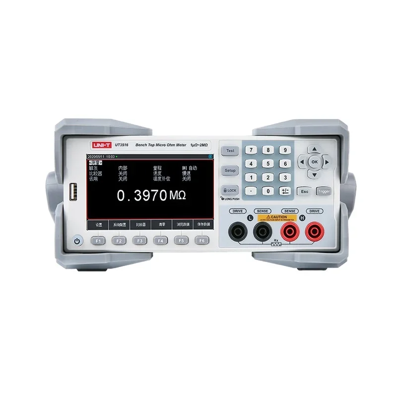 UT3510 Series DC Resistance Tester, UT3513(1μΩ~20kΩ) & UT3516(1μΩ~2MΩ) Available, Max 0.05% Precision Bench Micro
