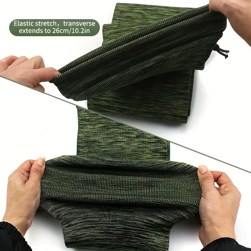 Silicone Treated Gun Sock Polyester Rifle Shooting Fishing Rod Protection Cover Bag Case Hunting Sleeve