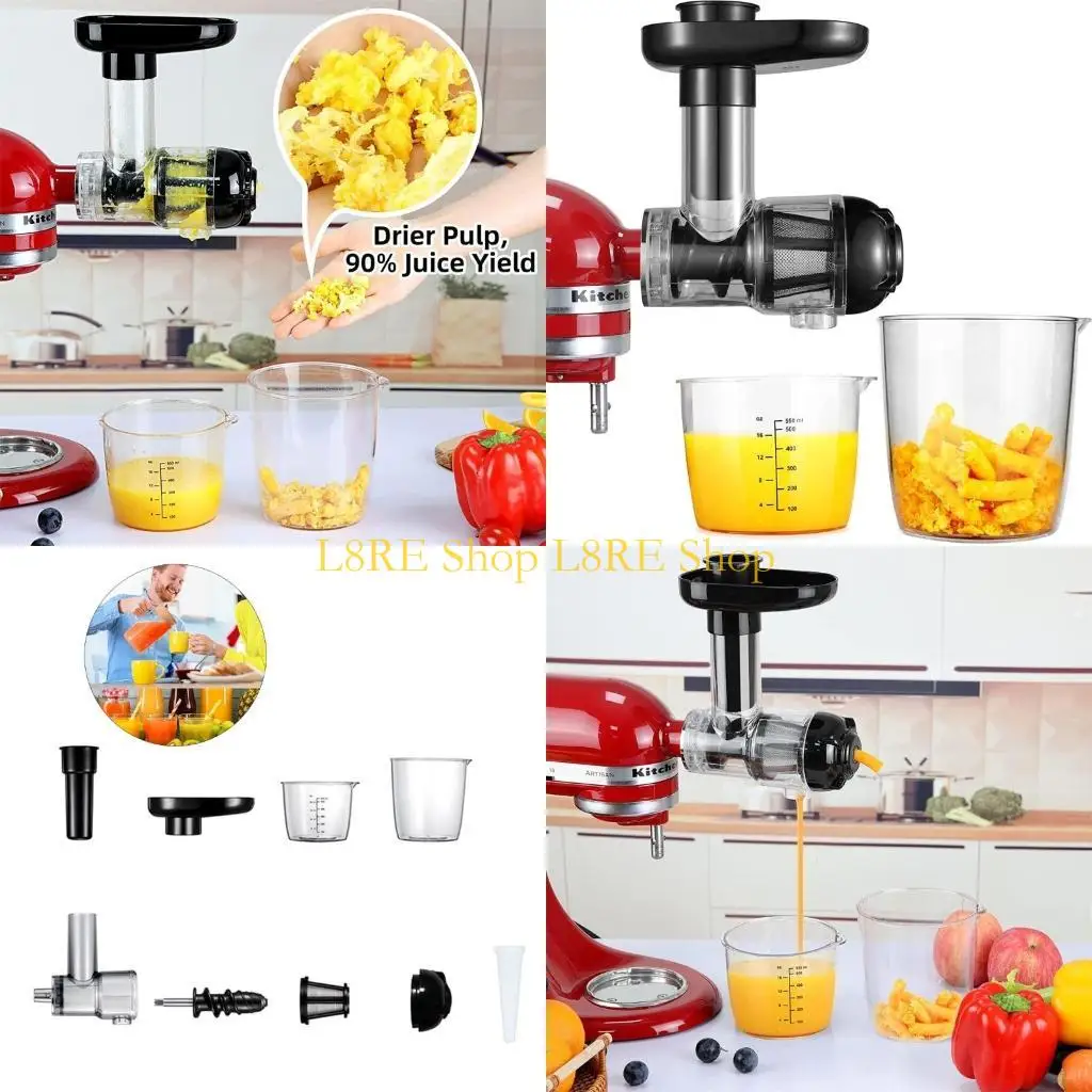 L8RE Juicer Attachment For KitchenAid SM-50BC Stand Slow Juicer Citrus/Chew Juicer Accessories Vegetables/Fruits