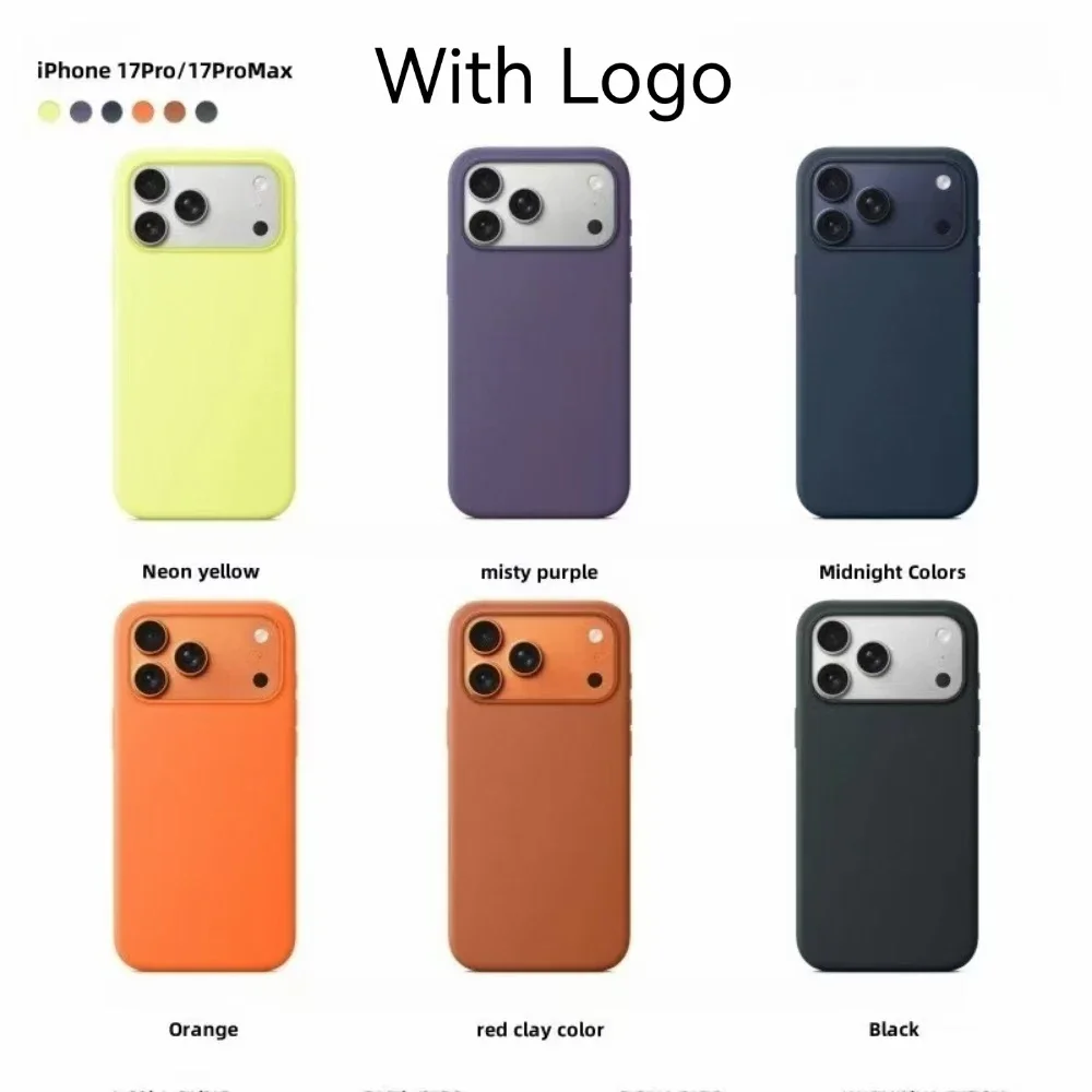 Para iPhone 17 ProMax Funda de teléfono animada magnética de silicona líquida