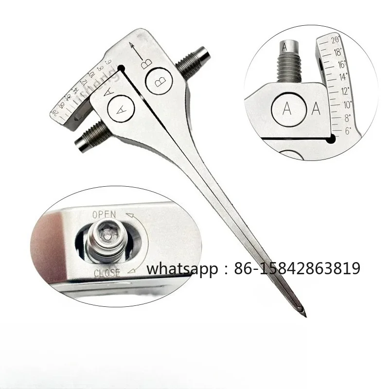 Orthopedic Surgical Instruments HTO High Tibial Osteotomy Spreader Angle Ruler Sounding Ruler SW3.5 Screwdriver