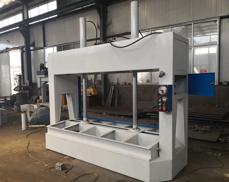 1300x2500mm 60T 4 Cylinder Hydraulic Plywood Melamine Board Wood Door Woodworking Cold Press Laminating Making Pressing Machine