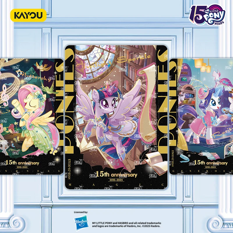 KAYOU Genuine My Little Pony MoonEdition Limited Friendship Eternal Card Rare SC SGR Cards Gifts Princess Card Chinese Ver Toys