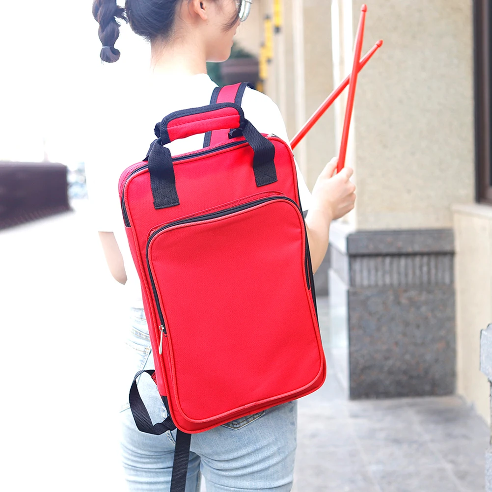 

Drum Stick Bag Oxford Cloth Durable Storage Pouch for Drummers Practice Performance Venue Carry Long Life Sturdy Waterproof