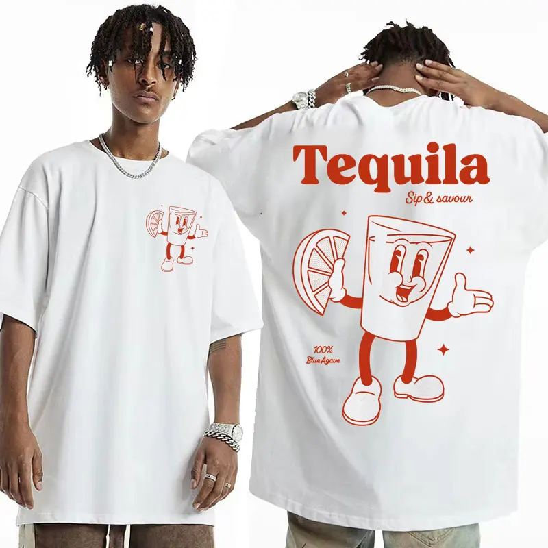 

Funny Gift for Tequila Lover T-shirt Men Women Retro Inspired Drink Cocktail Meme Tee Shirt Fashion Trend Aesthetic T Shirt Tops