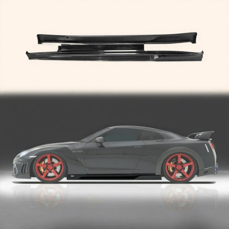 Custom Fit Partial Carbon Fiber Side Skirt Exterior Modification Body Kits
