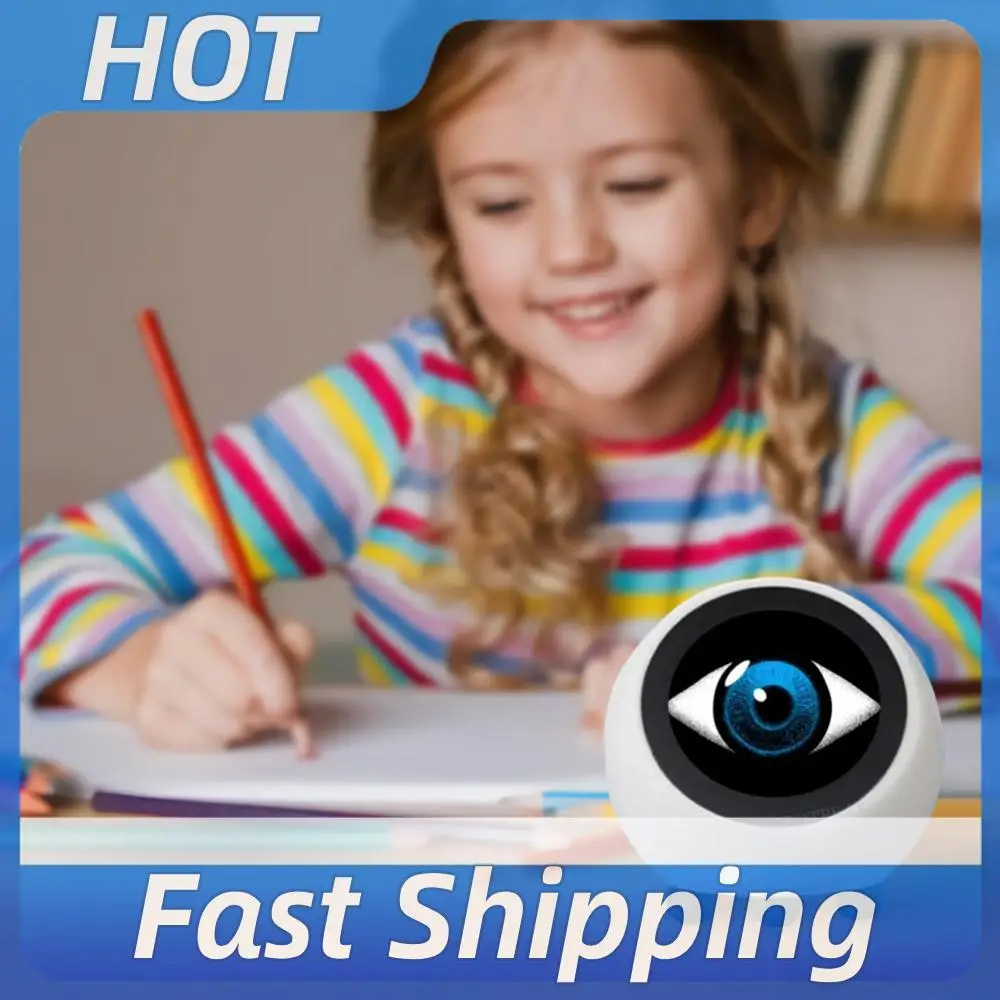 AI Voice Chat Robot No Touch Screen Multi-Function Mini Robot Tabletop Ornaments LCD Display 1.28in for Home Office((No Battery)