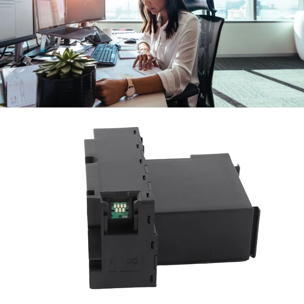 ABS Ink Waste Box T04D1 Compatible Lightweight Printer Waste Box Built in Sponge Practical Plastic Ink Box For EcoTank Printers