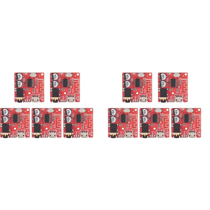 Hot 10PCS DIY Bluetooth 5.0 Receiver Board Lossless Decoder Board Wireless Stereo Music Module,Speaker Amplifier Module