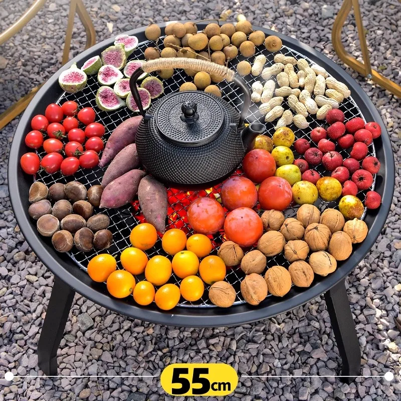 Outdoor courtyard stove set for making tea and roasting stove