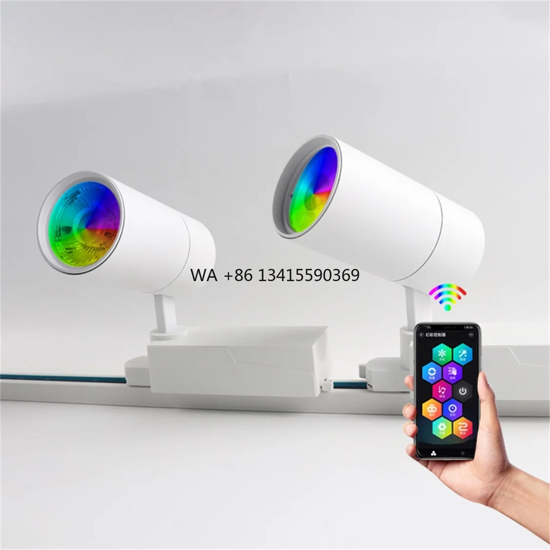 

Modern Design Holiday Smart Commercial Indoor Track Lights High-Lumens LED Dance Lantern with Cool Rail Cool Indoor Lighting