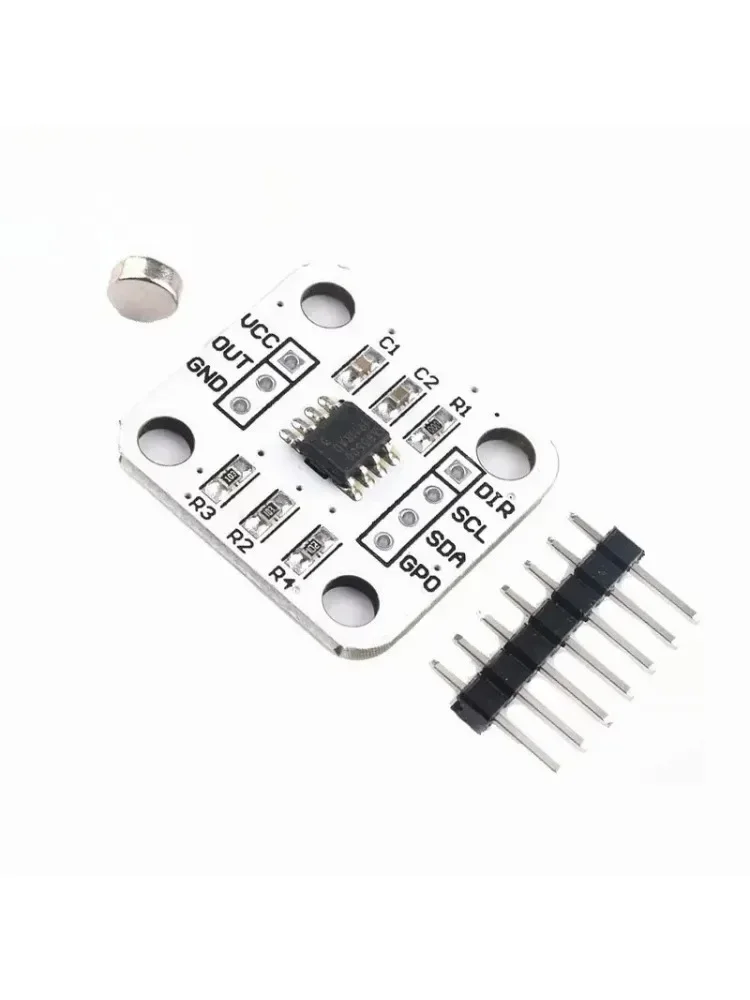 10 szt. AS5600 moduł czujnika kąta indukcyjnego z enkoderem magnetycznym, 12-bitowy, wysoka precyzja — zdjęcie produktu 5