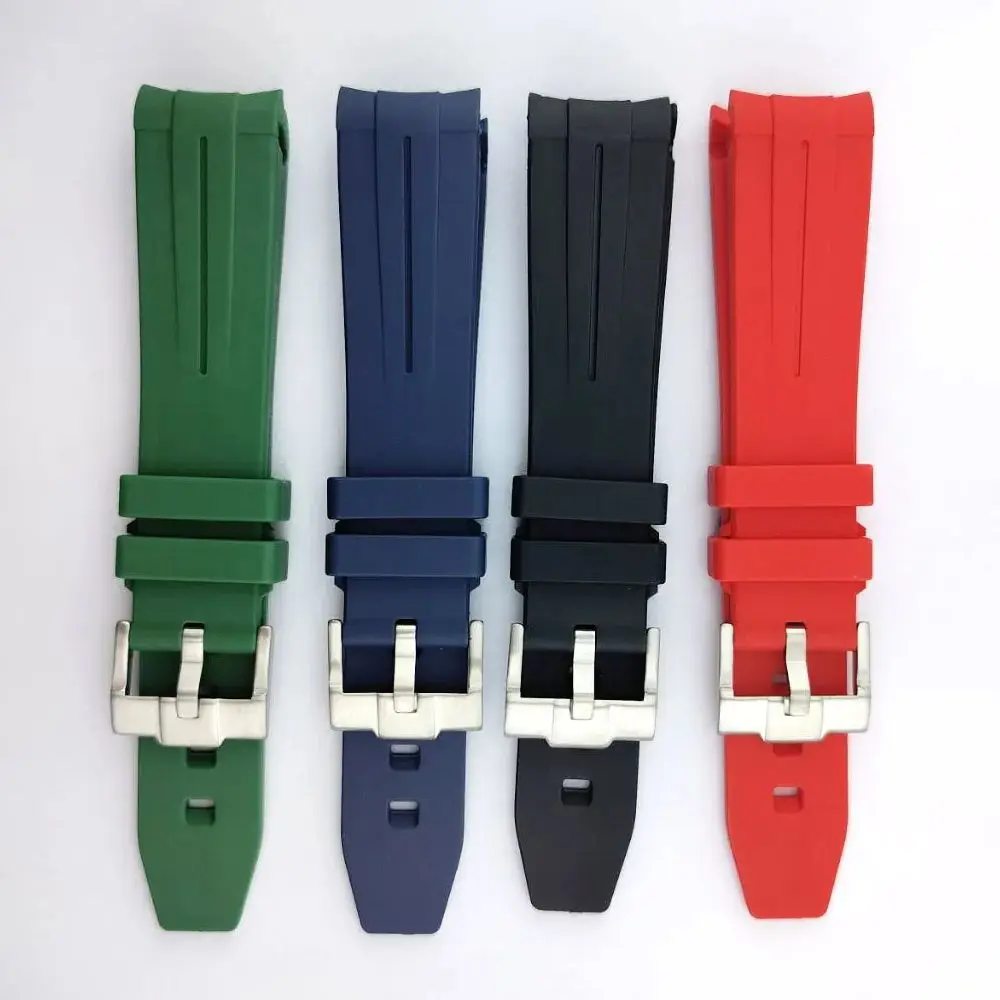 40,5 mm Rot Grün Blau SUB Saphirglas Metallgehäuse Passend für NH35/36/38 Uhrwerk Uhrenteile Zubehör Uhrenbox Gummiarmband – Detail 8