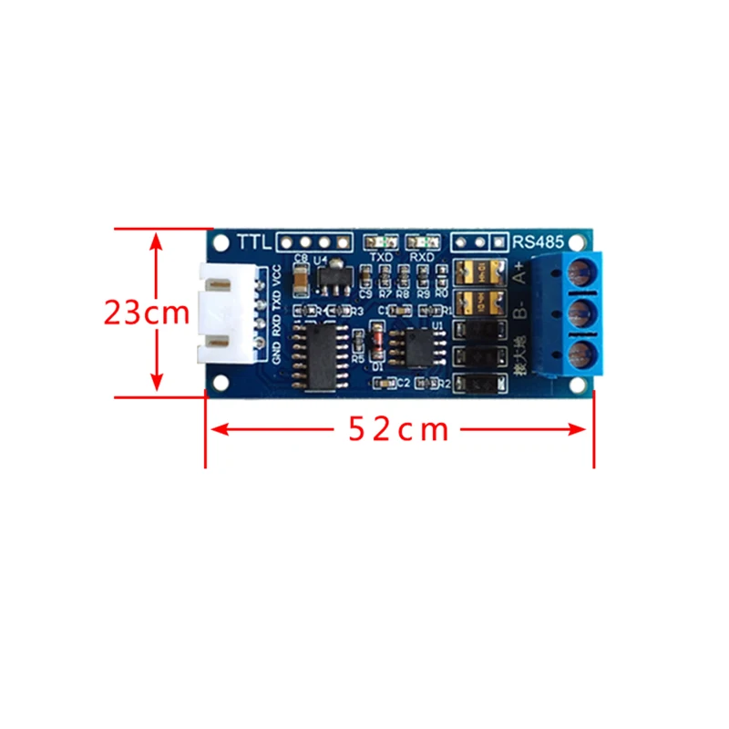 TTL To RS485 Module 3.3V/5.0V Signal Microcontroller Serial Port Hardware Automatic Flow Control