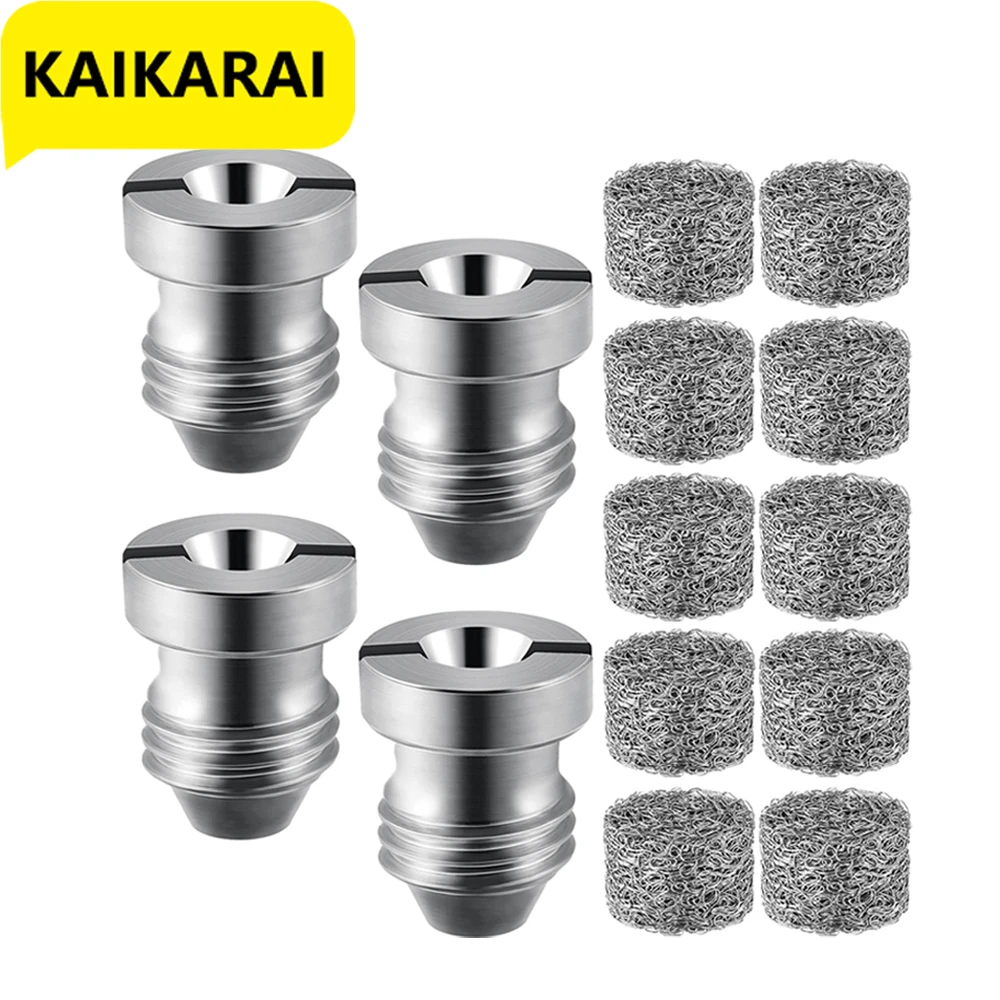 Gerador de Espuma para Lavar Canhão Automotivo Lança de Espuma Orifício Bocal Filtro de Malha Car Wash Supplies 0.9 mm a 1.4 mm