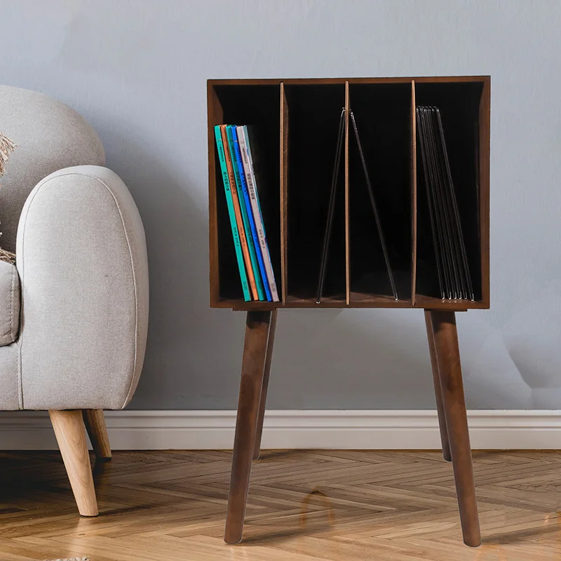 

Vinyl record rack storagebox rack, gramophone vinyl cabinet, solid wood vinyl record holder