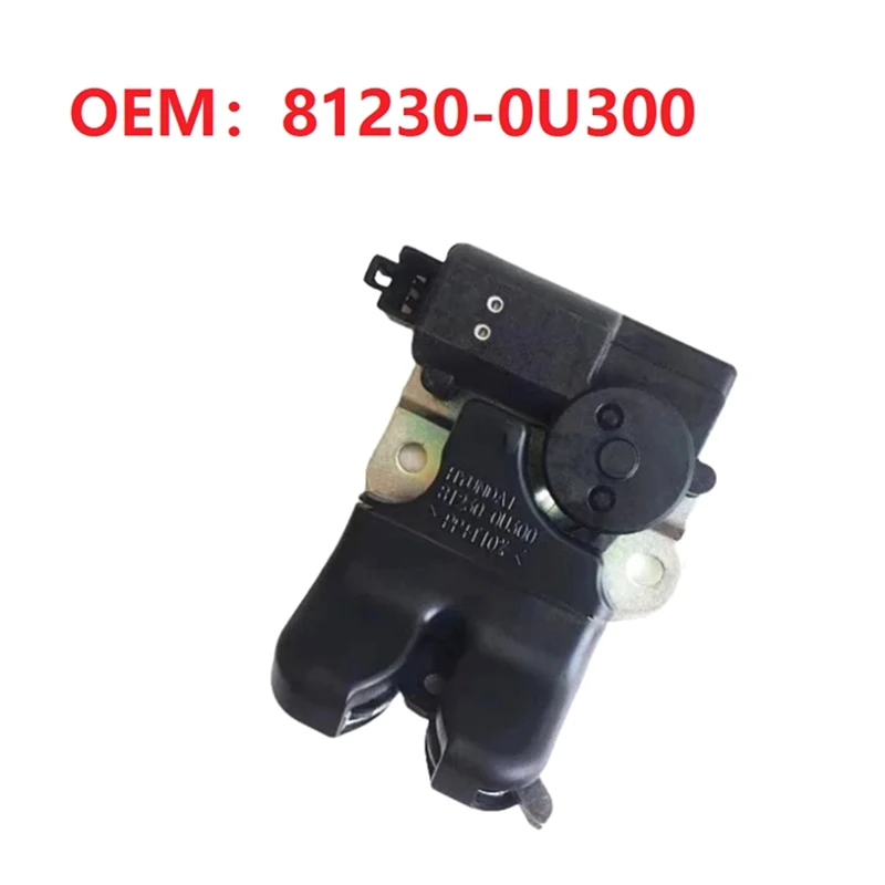 A87D-Luggage Compartment Lid Lock Assembly 81230-0U300 812300U300 For Hyundai Reina (Three Box) 2014-2017