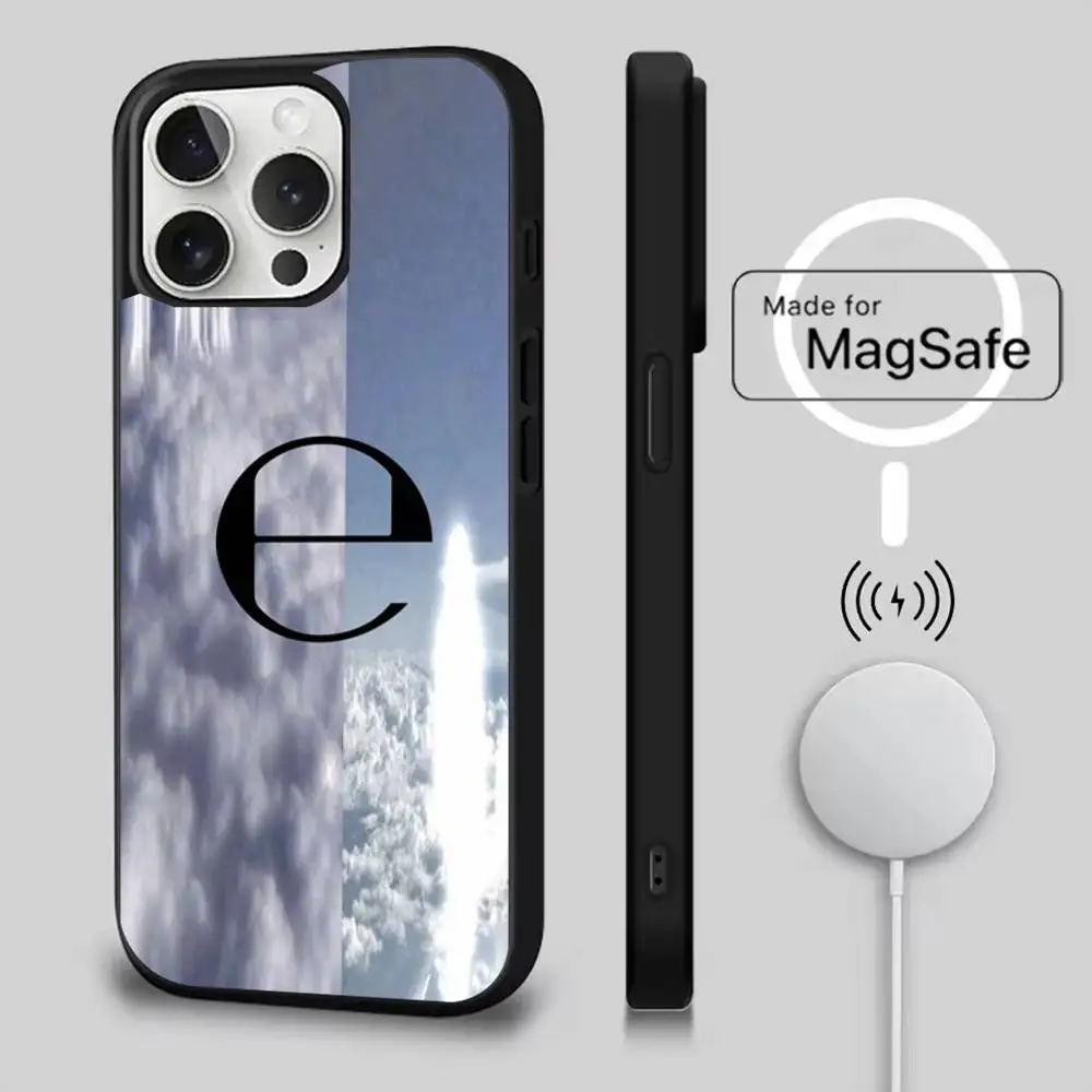 Funda de teléfono Drain Gang Ecco2k para iPhone 16,15,14,13,12,11,Pro,Max,Plus,Mini,SE4,E carga inalámbrica magnética Magsafe