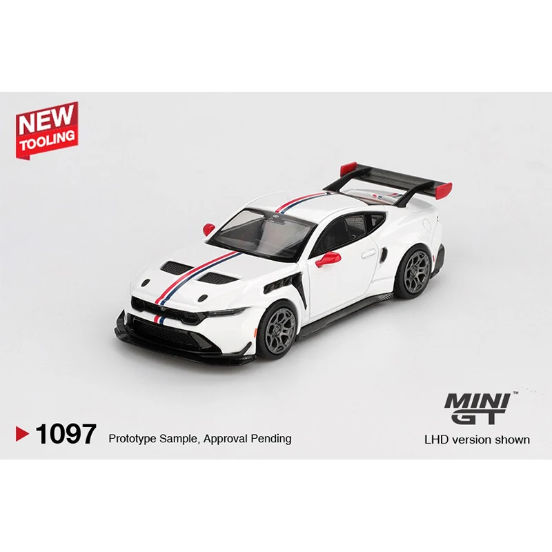 プレセール MINIGT 1097 1:64 フォード マスタング GTD スピリット オブ アメリカ ダイキャストカーモデル コレクション おもちゃ