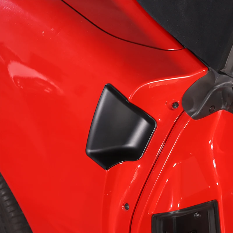 

For Chevrolet Corvette C6 2005-2013 ABS carbon fiber style car door bowl frame protection sticker car modification accessories