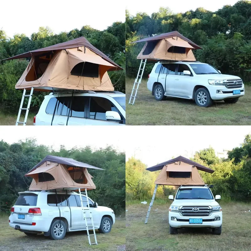 Custom High Quality Soft Shell Dachzelt 4X4 Suv Car Roof Tent Outdoor Camping Roof Tent For Sale