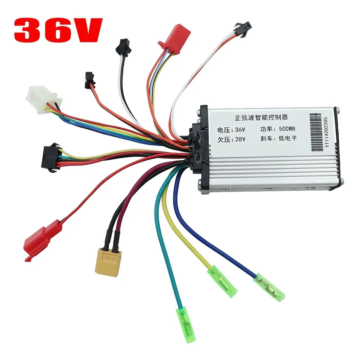 3X 36V 500W Controller+MR-100 LCD Display Dashboard Meter for Electric Scooter Accessories