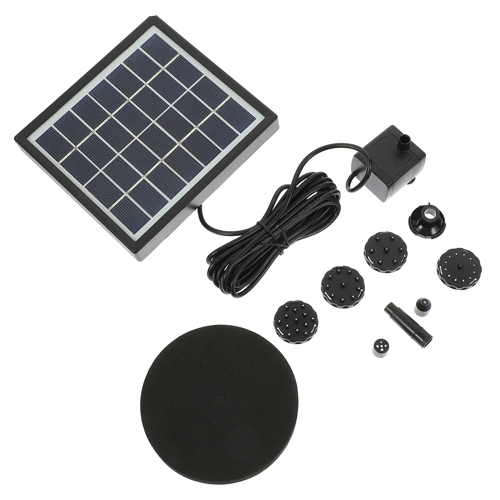 

Premium Solar Pond Pump Outdoor Solar Fountain Easy Install No Cable Needed Efficient Safe for Garden Pool Fountains 1Set