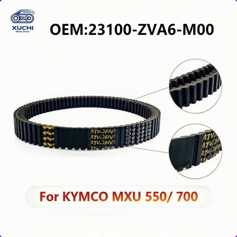 23100-ZVA6-M00 Drive Belt For KYMCO MXU 550 MXU700 ATV