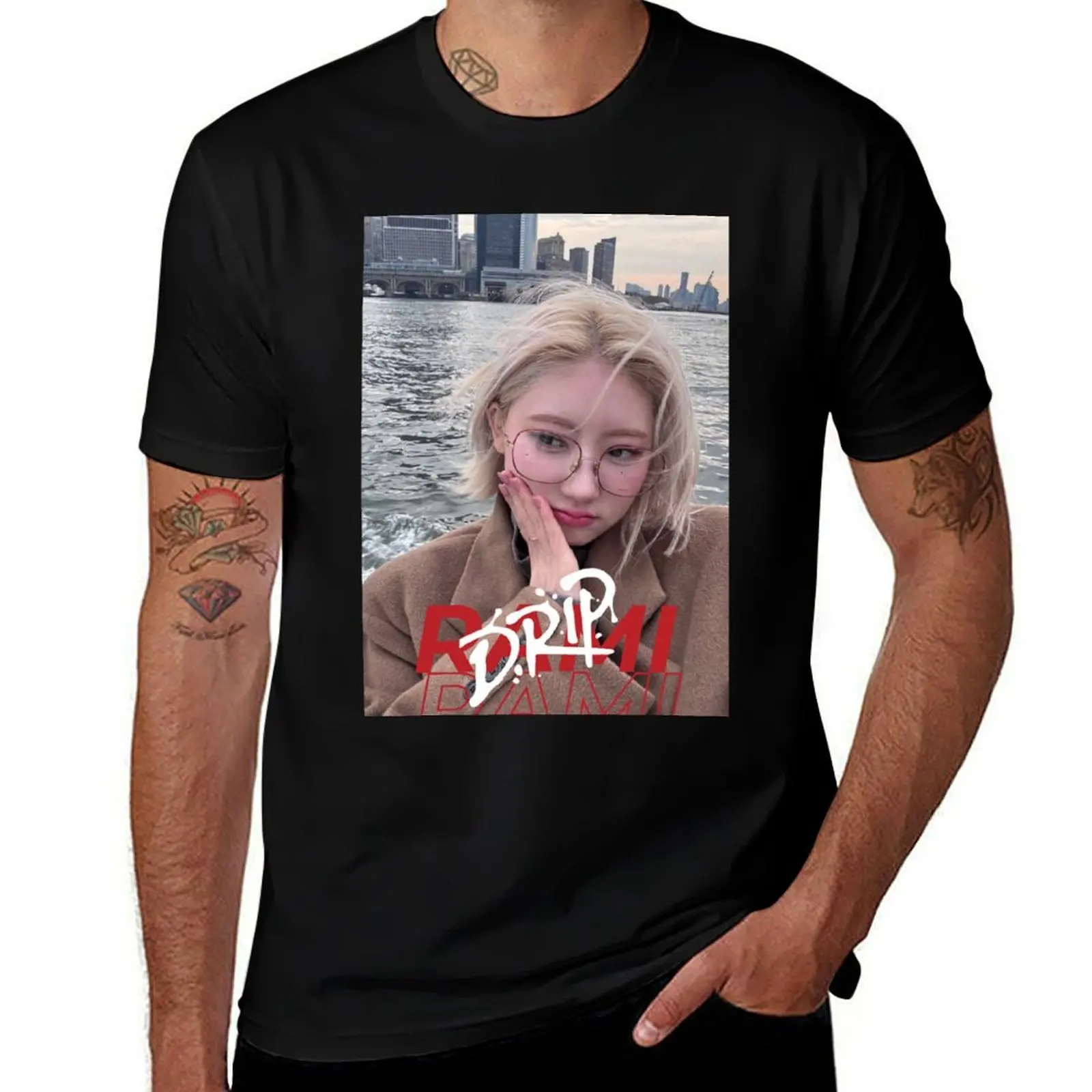 

BABYMONSTER DRIP RAMI FOREVER LIKE THAT LOVE IN MY HEART BILLIONAIRE CLIK CLAK MONTIEZ T-Shirt boys whites clothing for men
